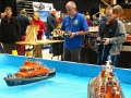 Model RNLI boats on the pool